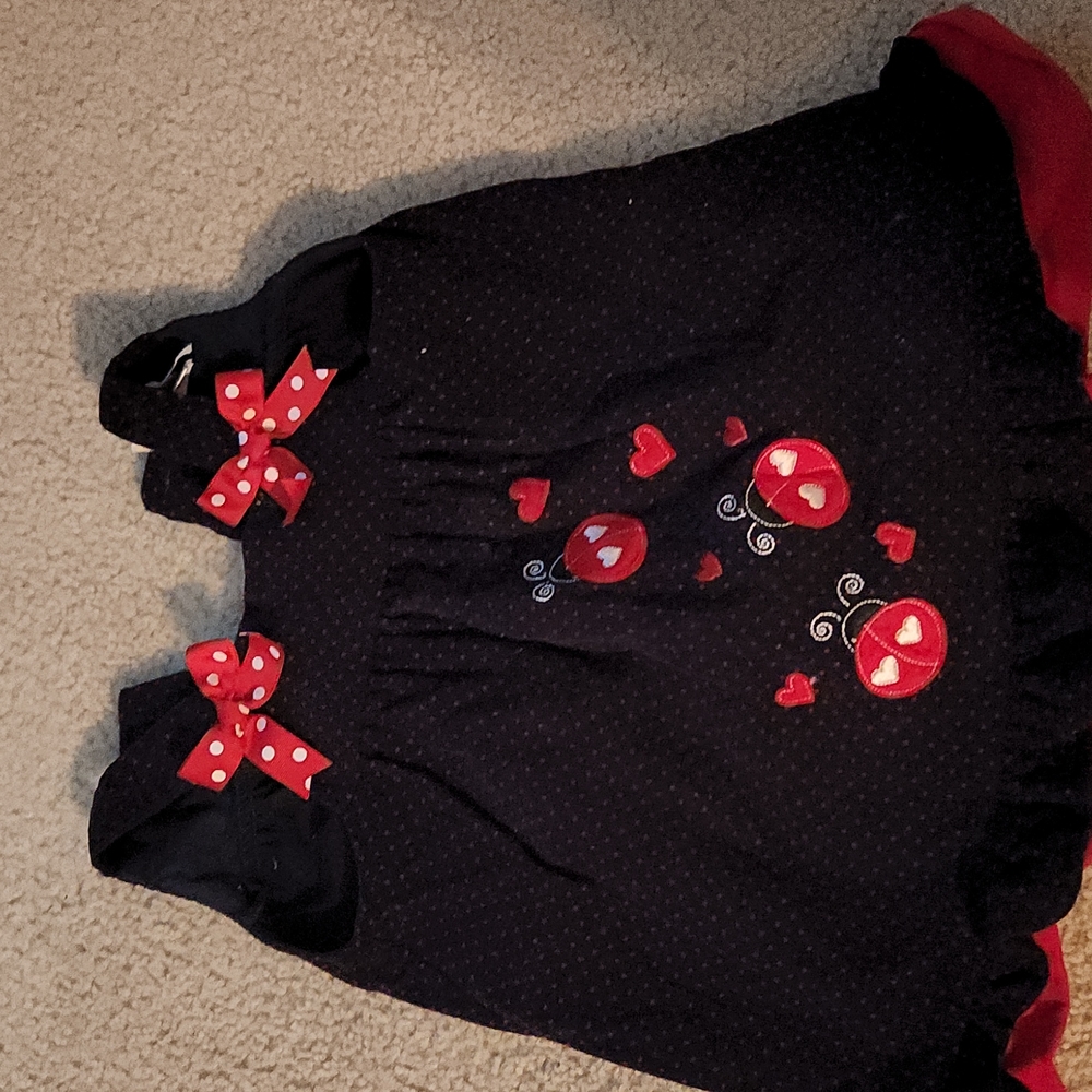Romper dress by Rare Editions. Ladybug theme